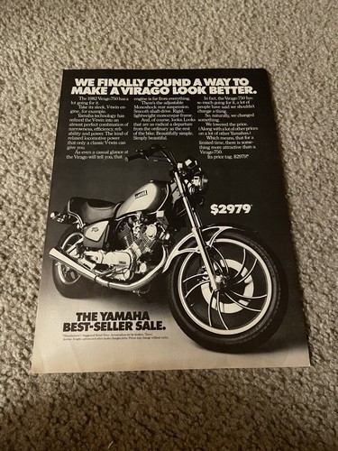 Vintage 1982 yamaha virago 750 - 1982,