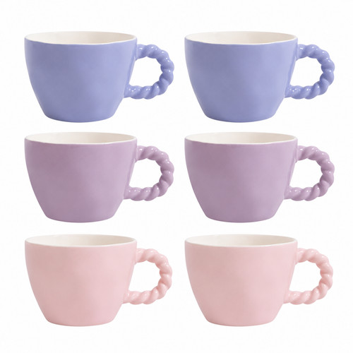 Set mugs new - 6, china