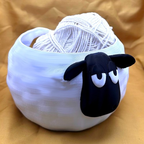 Woolly sheep yarn - woolly, bowl