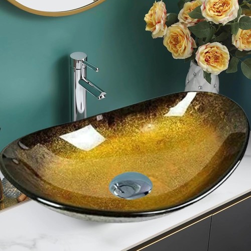 Bathroom sink glass wash - sink,