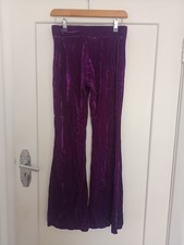 Purple Large Unisex Flared