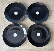 IKEA Salad Plates Black White
