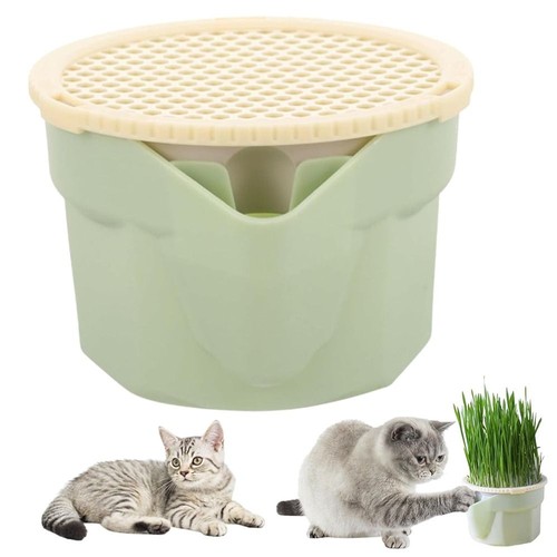 1pc cat grass box - box, planter