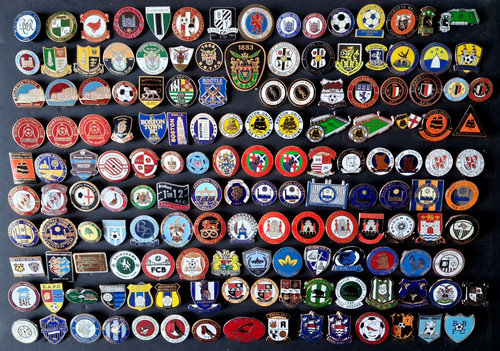 Non league football - team, lapel