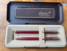 Elysee Matte Burgundy Fountain Pen and Ball Pen  Set