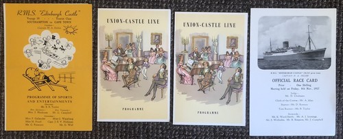 Rms edinburgh castle ephemera - edinburgh,