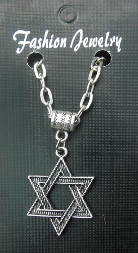 Star david pendant - star,