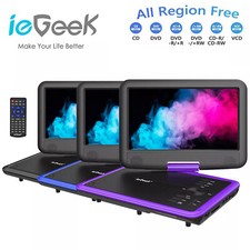 ieGeek Portable DVD Player with HD Swivel Screen,Region Free,Remote Control UK