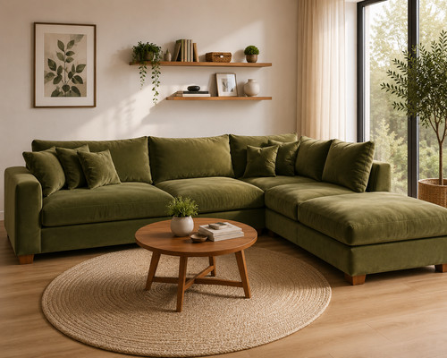 Premium olive green large - olive,