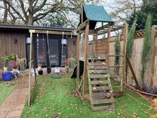 Dunster House Children's Climbing Frame. Made with Treated Wood. Great Condition