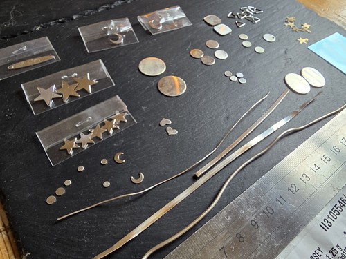 925 sterling silver blanks - silver,