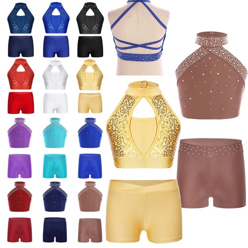 Girls shiny top with booty - girls,