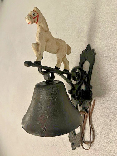 Belgian vintage garden bell - garden,