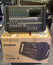 Yamaha EMX7 Powered Mixer With Box & Cable & Manual