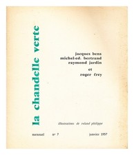 FREY, ROGER La Chandelle verte 7, Jacques Bens, Michel-Ed. Bertrand Roge