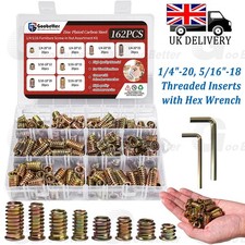 162Pcs Furniture Nuts Screws
