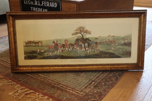 Large hunting scenes - 4, antique