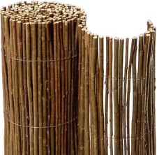 4M Willow Screen Reed Roll Garden Fencing Long Panel Outdoor Screening Fence NEW