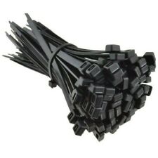CABLE TIES BLACK ZIP TIES HEAVY DUTY LONG SHORT SMALL THICK THIN 100 PACK