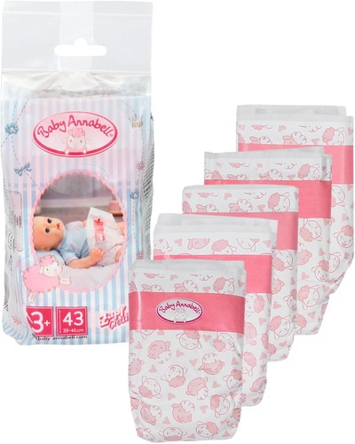 Baby annabell nappies pack - nappies,
