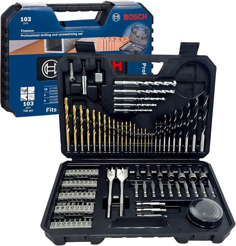 Bosch 103 pcs mixed titanium - pcs,
