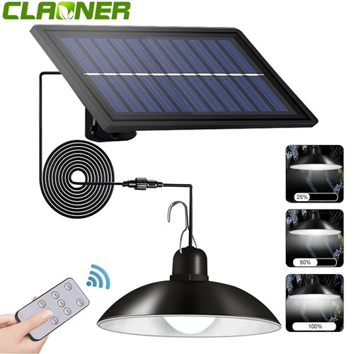 Led solar powered pendant - led,