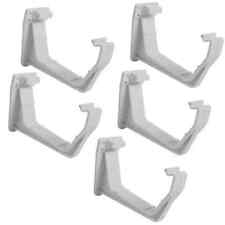 PACK OF 5 112mm Sqaure Gutter Support Bracket Fascia White Bracket