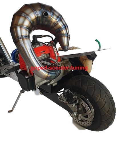 Sport exhaust 43ccm 49ccm