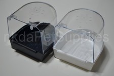 Bird Cage & Aviary Bird Bath with Hooks for Finch Canary Birds