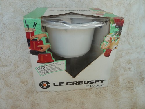 Vintage creuset fondue - le,