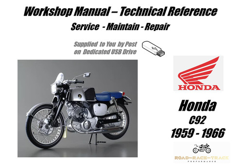 Honda c92 service repair - c92,