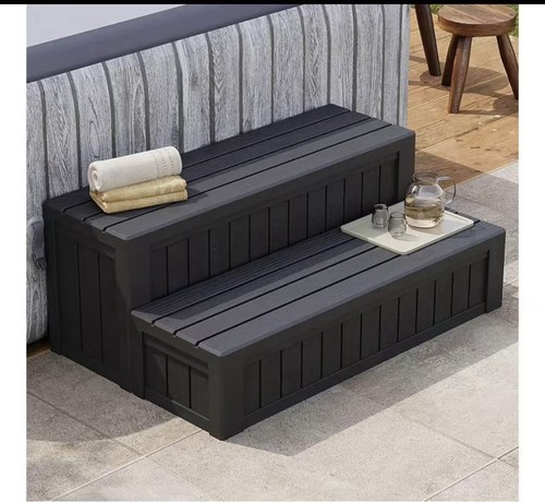 Step freestanding hot tub - hot,