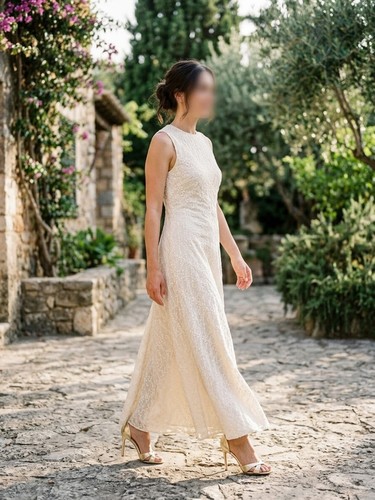 Zara ivory midi - zara, size