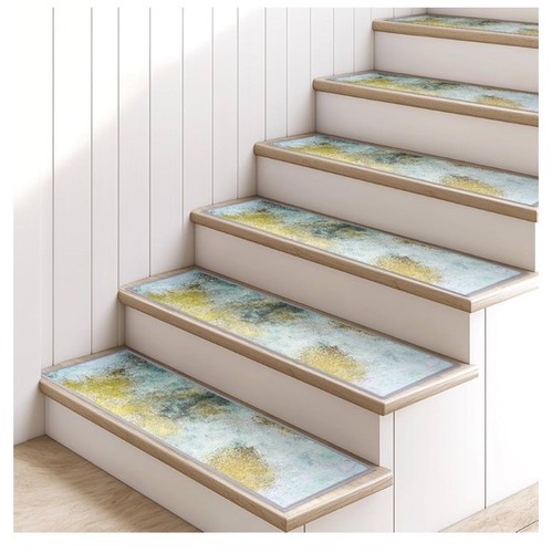 Oil painting style stair - style,