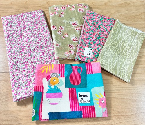Fabric remnants bundle of - fabric,