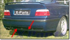 Diffuser for BMW 3 Series E36 M3 Insert Rear Bumper