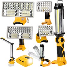 3"/5"/9" For Dewalt 18V 20V Battery Led Torch Work Light FlashLight Spotlight