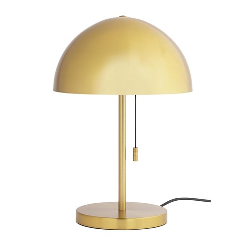 Brass mushroom table lamp - brass,