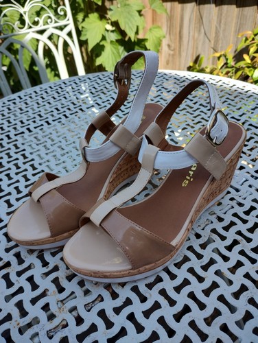 Tamaris women cork - cork, wedge