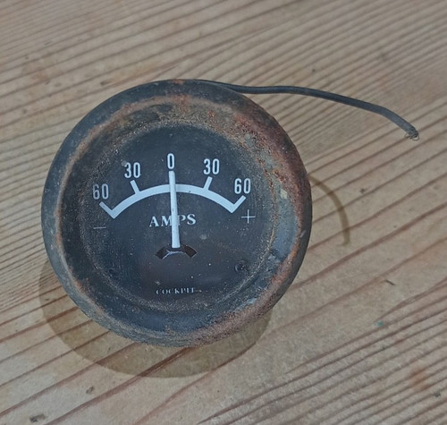 Vintage car dashboard - a,