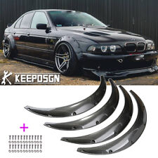 35" Carbon Look Fender Flares Widebody Wheel Arch For 3 SERIES E36 E46 E39 F30