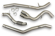 Exhaust Catback FULL TUBE + Downpipe BMW 118d 120d 123d E82 E88 1 series DPF 70m