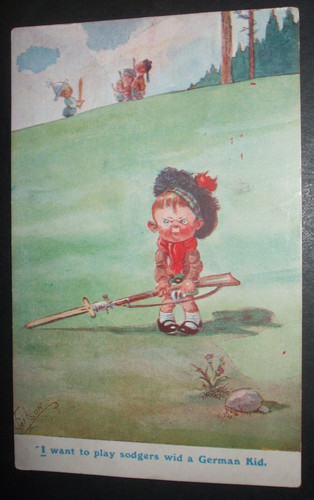Ww1 comic rifle bayonet - comic, scot
