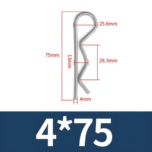 Clips stainless steel - r, 304
