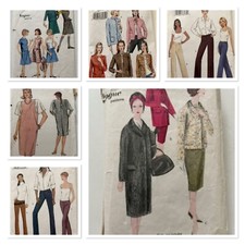Vogue Sewing Patterns. Vintage. Used. Complete.