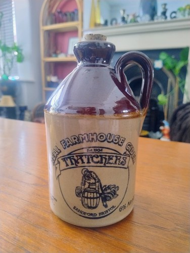 Vintage stoneware thatchers - vintage,