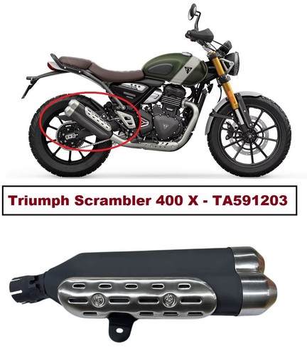 Genuine exhaust silencer - genuine,