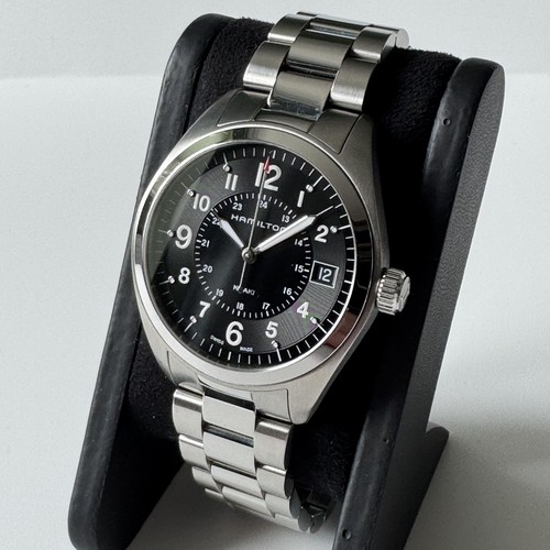 Hamilton khaki quartz black - khaki,