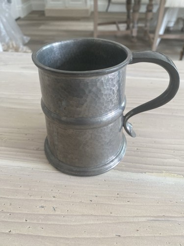 Vintage hammered tudric pewter - hammered,