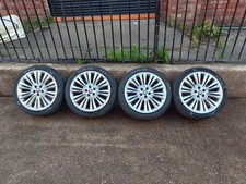 JAGUAR XF X250 SET OF 4 19'' CARAVELA ALLOY WHEELS WITH TYRES